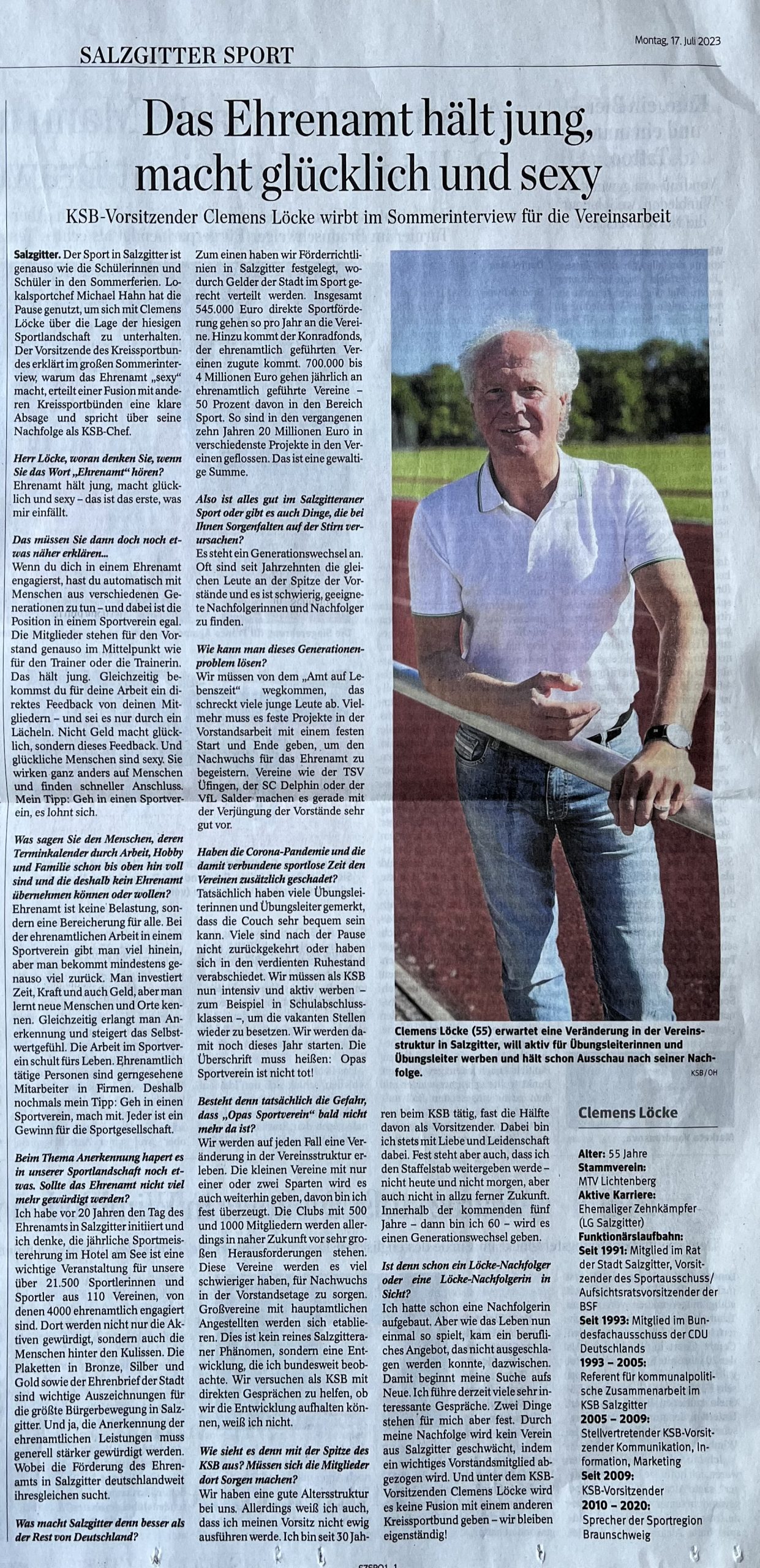 Das Ehrenamt hält jung, macht glücklich und sexy